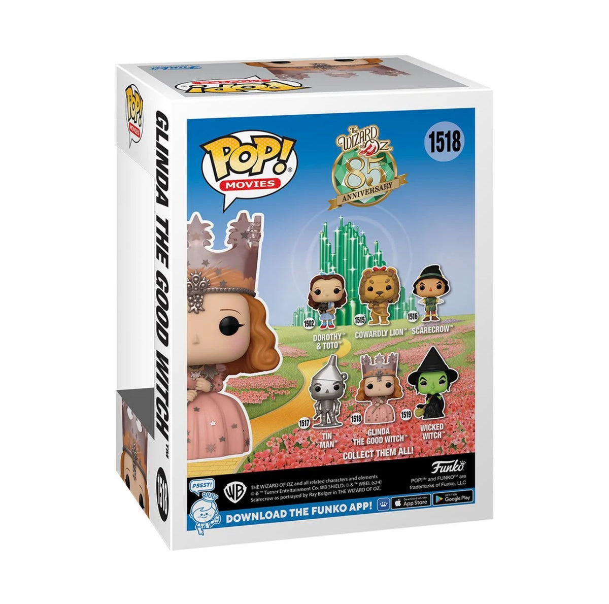 Funko Pop! Movies: The Wizard of Oz 85th Anniversary - Glinda the