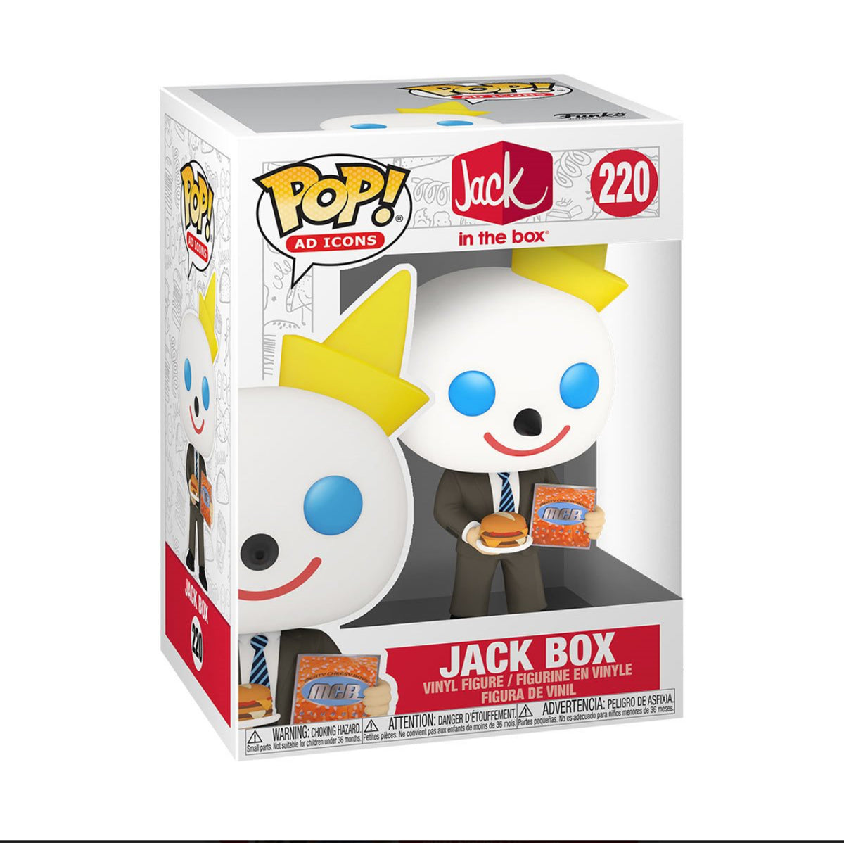 Funko Pop! Ad Icons: Jack Box with Burger – Mazz Comics