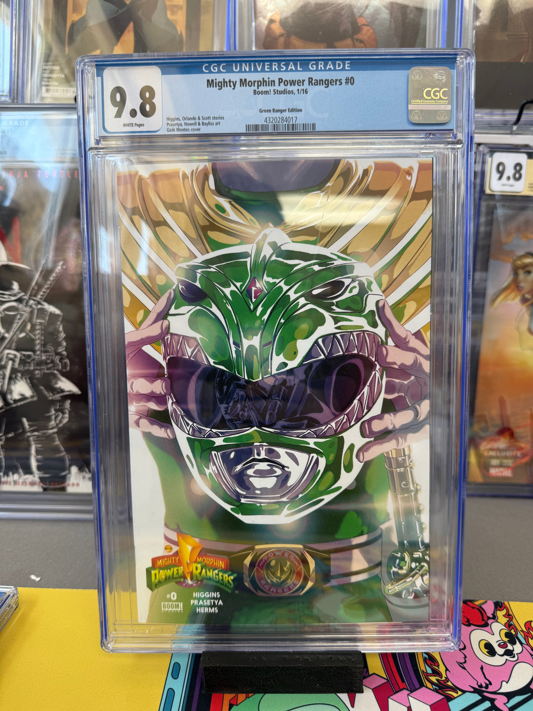 CGC 9.8 - Mighty Morphin Power Rangers #0 (1:50 Ratio) (Green Ranger)