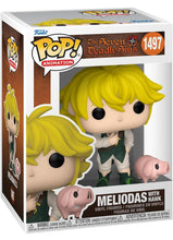 Load image into Gallery viewer, Funko Pop! Animation: The Seven Deadly Sins - Meliodas with Hawk