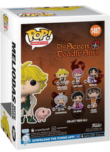 Load image into Gallery viewer, Funko Pop! Animation: The Seven Deadly Sins - Meliodas with Hawk
