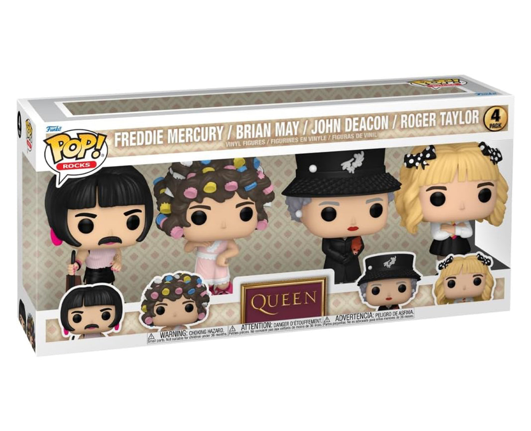 Funko Pop! Rocks: Queen - I Want to Break Free 4-Pack