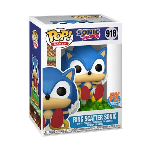 Funko Pop! Games: Sonic the Hedgehog - Ring Scatter Sonic (PX Exclusive)