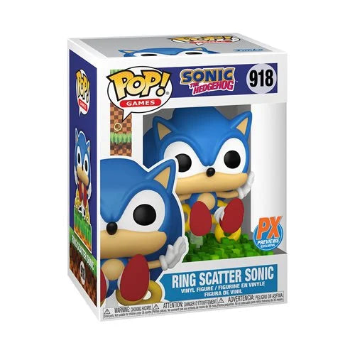 [PRE-ORDER] Funko Pop! Games: Sonic the Hedgehog - Ring Scatter Sonic (PX Exclusive)