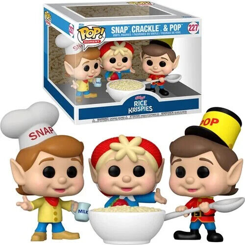 Funko Pop! Ad Icons: Kelloggs Rice Krispies - Snap, Crackle, and Pop Moment
