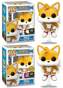 [Pre-Order] POP! GAMES SONIC THE HEDGEHOG: FLYING TAILS VINYL FIGURE WITH CHASE FIGURE Bundle