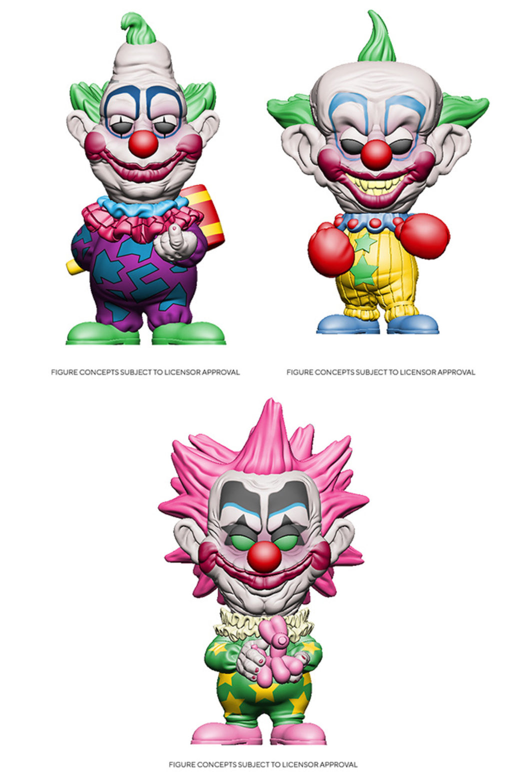 Funko Pop! Movies: Killer Klowns from Outer Space (Set of 3)