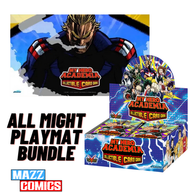[PRE-ORDER] My Hero Academia  Collectible Card Game  Booster Box - Playmat Bundle (All Might)