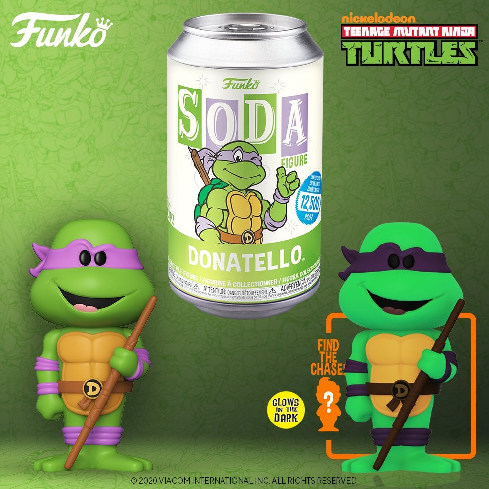 Funko Pop! Vinyl Soda: TMNT - Donatello w/ chance of Chase