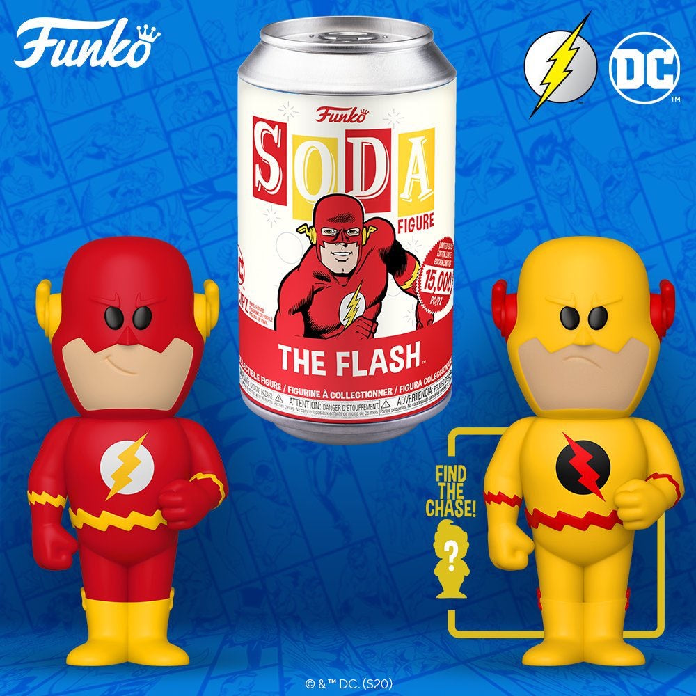 Funko Pop! Vinyl Soda: DC - The Flash w/ chance of Chase