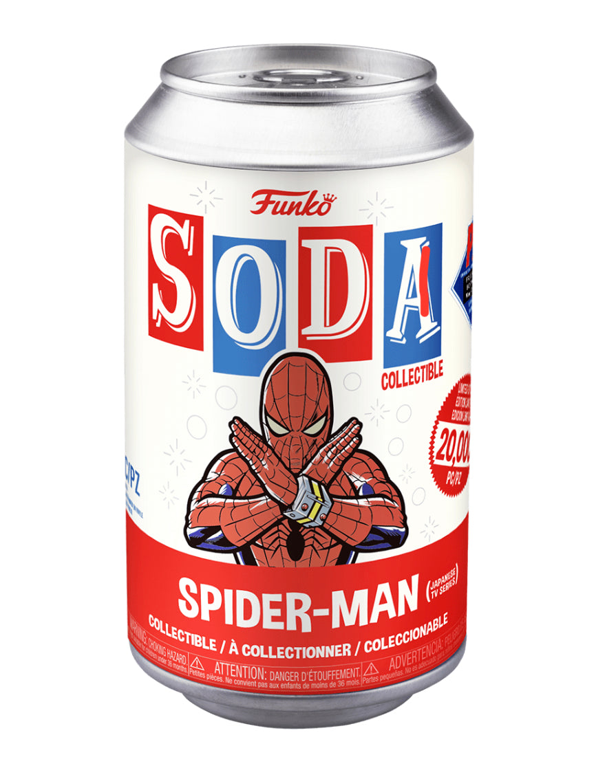Funko Pop! Vinyl Soda: Spider-man (Japanese Show) w/ chance of Chase