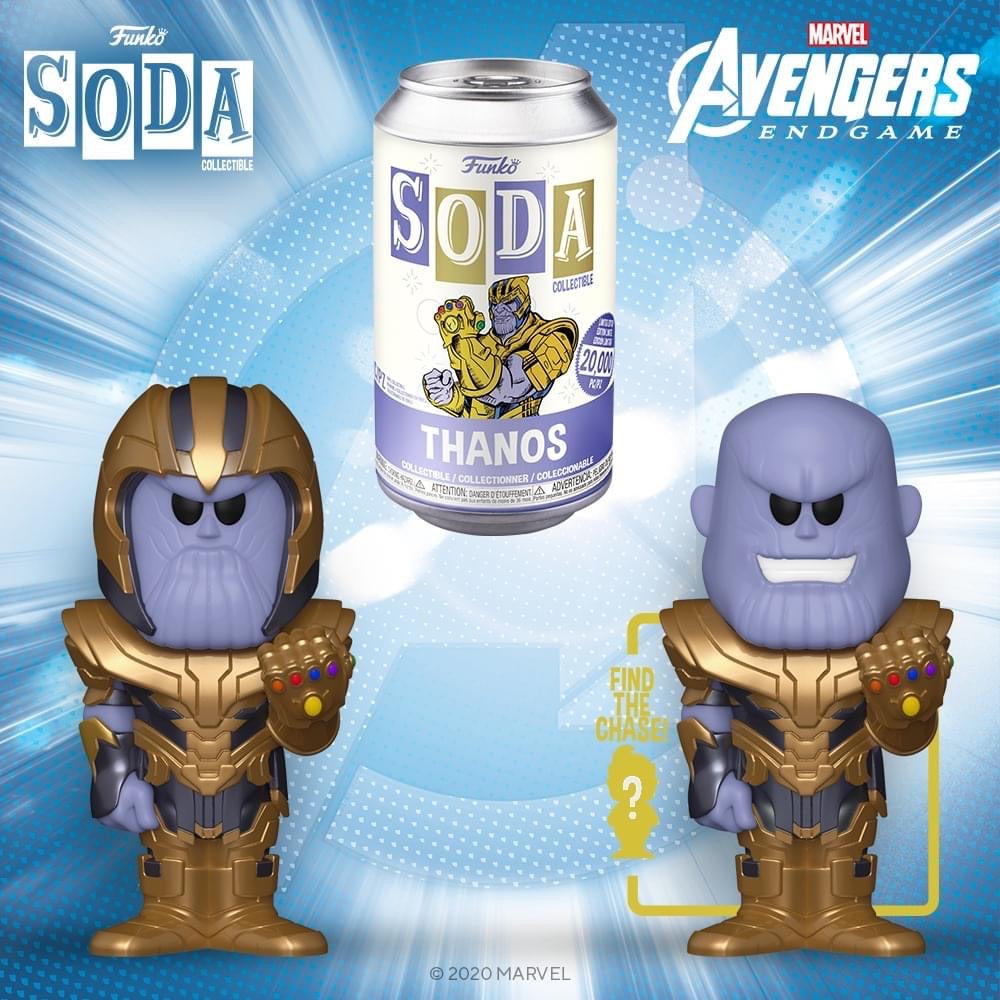 Funko Pop! Vinyl Soda: Marvel - Thanos w/ chance of Chase