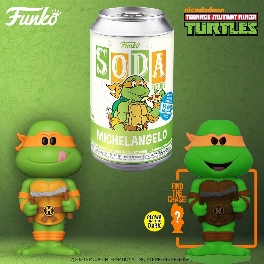 Funko Pop! Vinyl Soda: TMNT - Michelangelo w/ chance of Chase