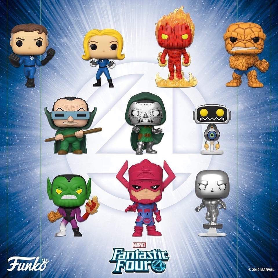 Funko Pop! Marvel: Fantastic Four (Set of 10)