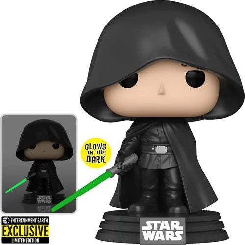 Funko Pop! Star Wars: The Mandalorian Luke Skywalker GITD Exclusive: