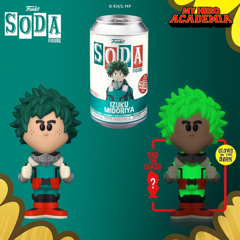 Funko Pop! Vinyl Soda: My Hero Academia - Deku w/ chance of Chase