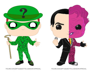 Funko Pop! Heroes: Batman Forever - Riddler & Two Face Set of 2