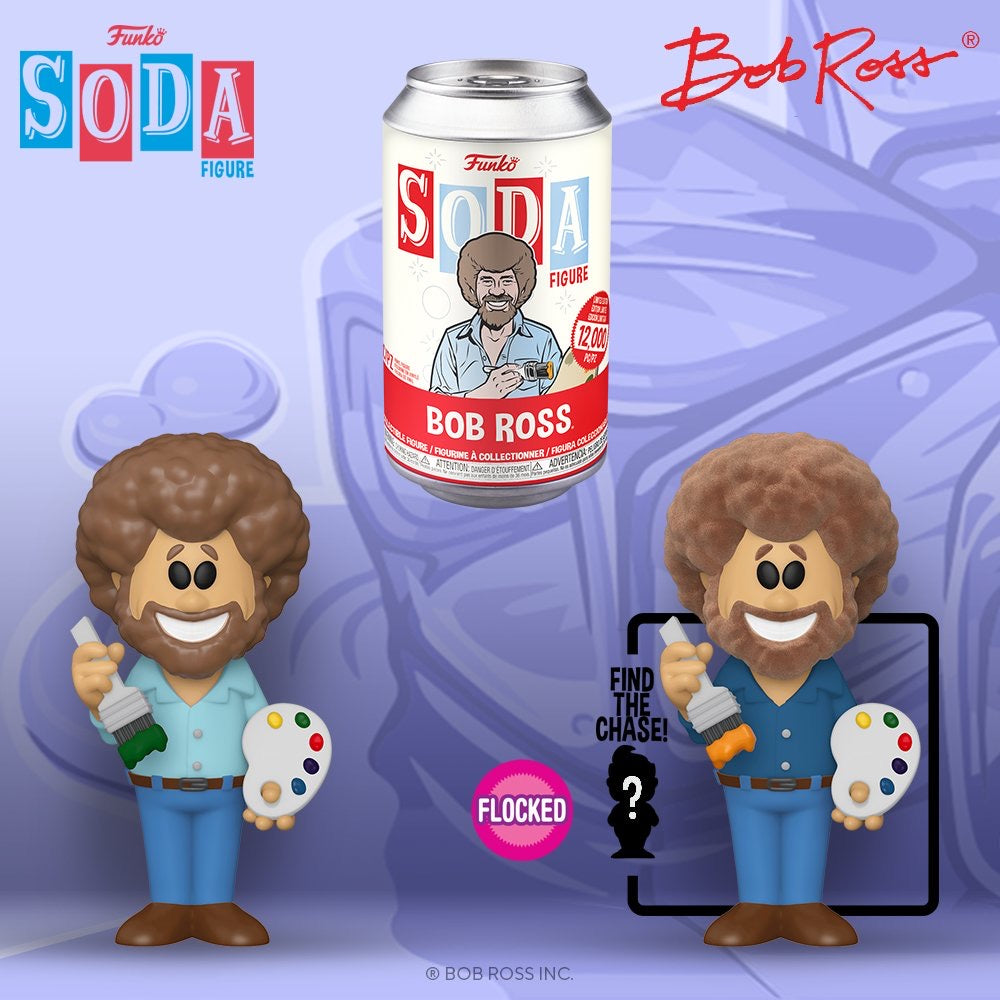 Funko Pop! Vinyl Soda: Bob Ross - Bob Ross  w/ chance of Chase