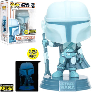 Funko Pop! Star Wars: The Mandalorian Hologram GITD Exclusive: