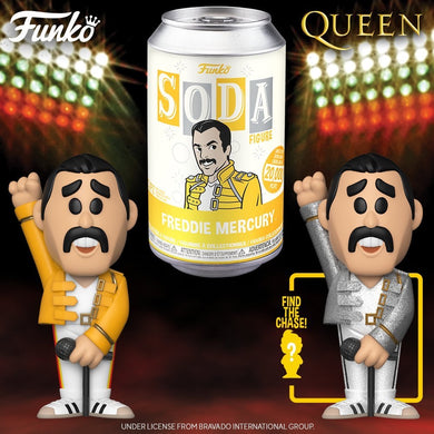 Funko Pop! Vinyl Soda: Queen -Freddie Mercury w/ chance of Chase
