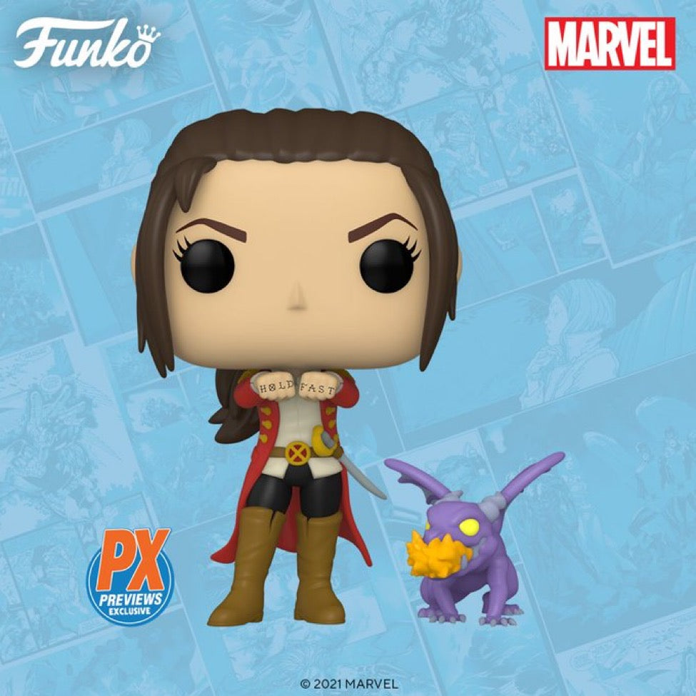 Funko Pop! Marvel: Kate Pryde with Lockheed (PX Exclusive)