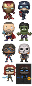 Funko Pop! Marvel: Avengers Game - (Set of 8 including chase)