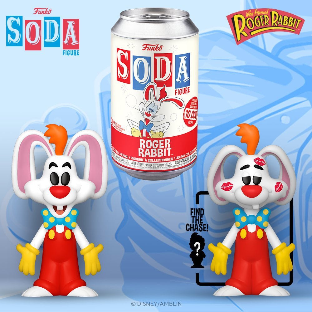 Funko Pop! Vinyl Soda: Movies - Roger Rabbit- Roger w/ chance of Chase