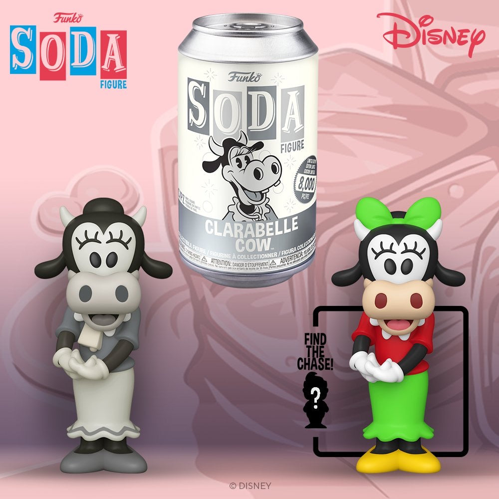 Funko Pop! Vinyl Soda: Disney - Clarabelle Cow w/ chance of Chase