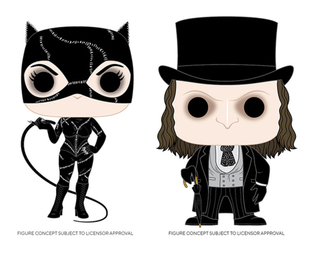 Funko Pop! Heroes: Batman Returns - Catwoman & Penguin Set