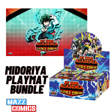[PRE-ORDER] My Hero Academia  Collectible Card Game  Booster Box - Playmat Bundle (Midoriya)