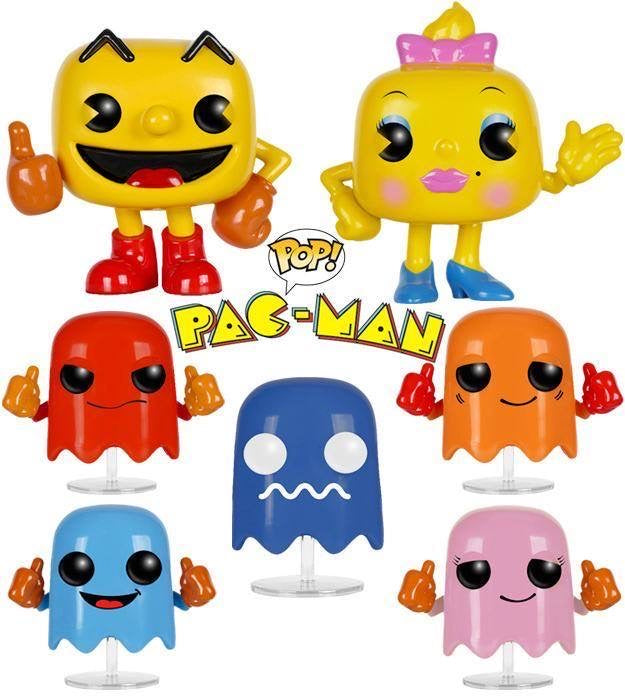 Funko Pop! Games: PAC-Man Set of 7