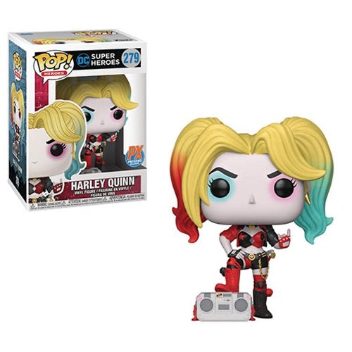 Funko Pop! Heroes: Harley Quinn with Boom Box Px Exclusive