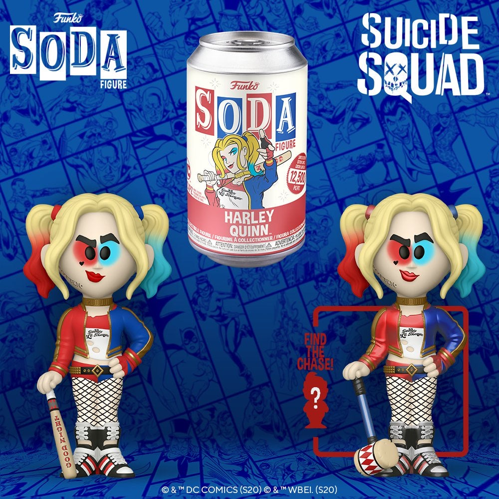 Funko Pop! Vinyl Soda: Suicide Squad - Harley w/ chance of Chase