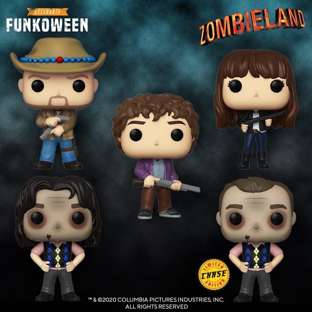 Funko Pop! Movies: Zombieland (Set of 5 w/ Chase)