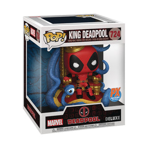 Funko Pop! Marvel: King Deadpool on Throne (Px Previews)