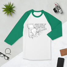 Load image into Gallery viewer, Out of the Box collector - 3/4 sleeve raglan shirt