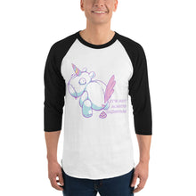 Load image into Gallery viewer, Bad Unicorn - 3/4 sleeve raglan shirt