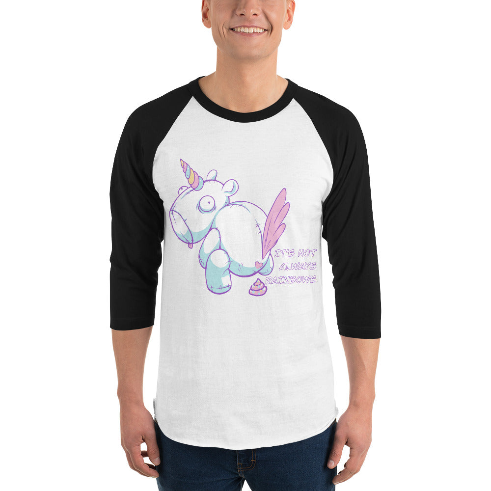 Bad Unicorn - 3/4 sleeve raglan shirt