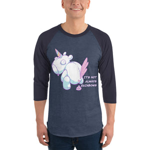 Bad Unicorn - 3/4 sleeve raglan shirt