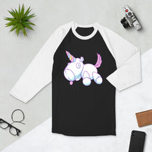 Load image into Gallery viewer, Good Unicorn - 3/4 sleeve raglan shirt