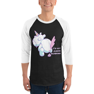 Bad Unicorn - 3/4 sleeve raglan shirt