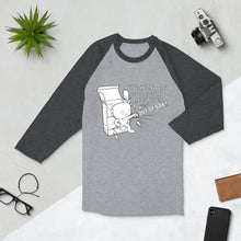 Load image into Gallery viewer, Out of the Box collector - 3/4 sleeve raglan shirt