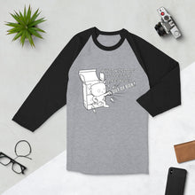 Load image into Gallery viewer, Out of the Box collector - 3/4 sleeve raglan shirt