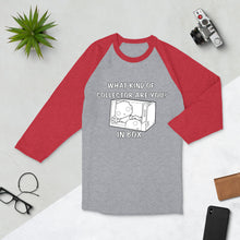 Load image into Gallery viewer, In Box Collector - 3/4 sleeve raglan shirt