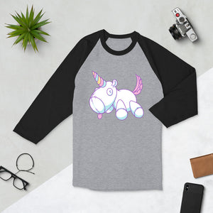 Good Unicorn - 3/4 sleeve raglan shirt