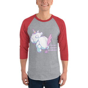 Bad Unicorn - 3/4 sleeve raglan shirt