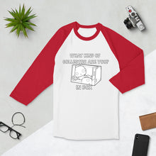 Load image into Gallery viewer, In Box Collector - 3/4 sleeve raglan shirt