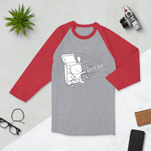 Load image into Gallery viewer, Out of the Box collector - 3/4 sleeve raglan shirt